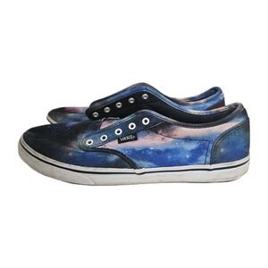 Vans Off‎ The Wall Cosmic Space Sneakers Women's Size 7 Multicolor No Laces GUC